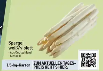 METRO Spargel weiß/violett 1,5-kg-Karton Angebot