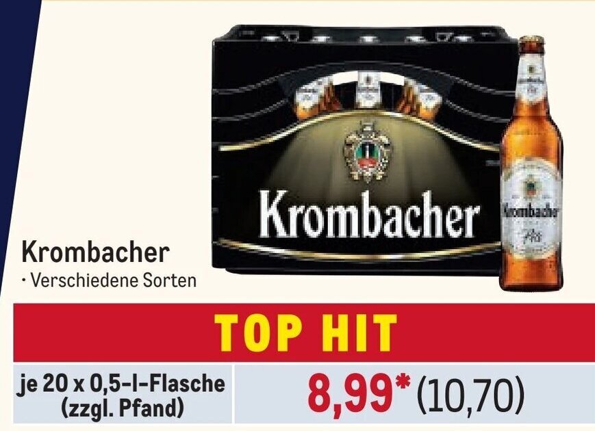 METRO Krombacher 20*500ml Angebot