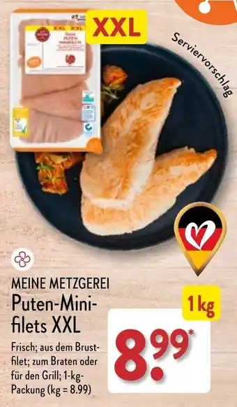 Aldi Nord MEINE METZGEREI Puten-Minifilets XXL 1 kg Angebot