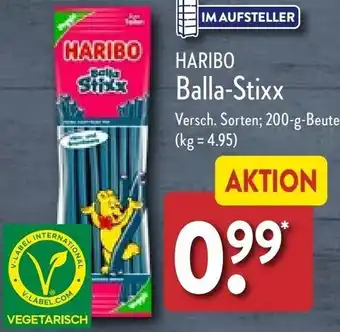 Aldi Nord HARIBO Balla-Stixx 200 g Beutel Angebot