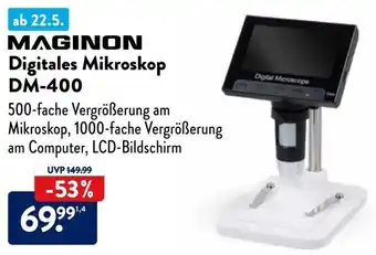 Aldi Nord MAGINON Digitales Mikroskop DM-400 Angebot