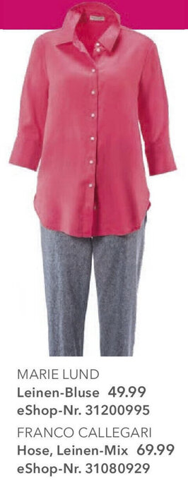 Peek & Cloppenburg MARIE LUND Leinen-Bluse Angebot