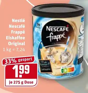 REWE Nestlé Nescafé Frappe Eiskaffee Original 275g Angebot