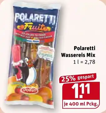REWE Polaretti Wassereis Mix 400ml Angebot