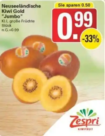 WEZ Neuseeländische Kiwi Gold "Jumbo" Angebot