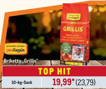 METRO proFagus Briketts GRILLIS 10-kg-Sack Angebot