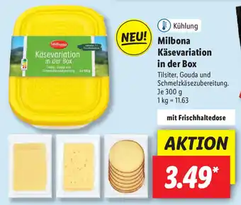 Lidl Milbona Käsevariation in der Box 300g Angebot