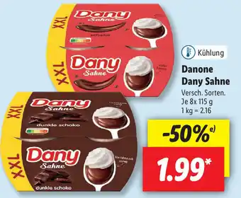 Lidl Danone Dany Sahne 8x115g Angebot