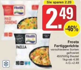 WEZ Frosta Fertiggerichte 450/500 g Beutel Angebot