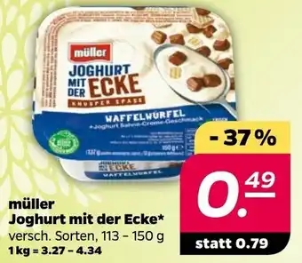 NETTO müller Joghurt mit der Ecke 113 - 150 g Angebot