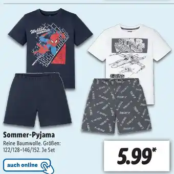 Lidl Sommer Pyjama Angebot