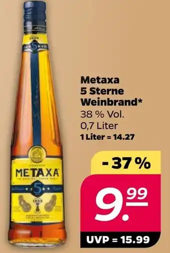 NETTO Metaxa 5 Sterne Weinbrand 0,7 Liter Angebot