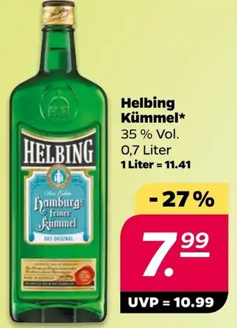 NETTO Helbing Kümmel* 0,7 Liter Angebot