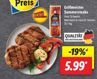 Lidl Grillmeister Sommersteaks 1kg Angebot