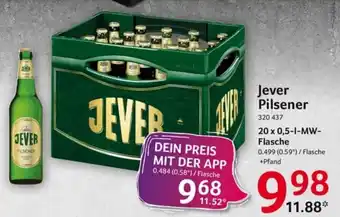 Selgros Jever Pilsener 20*500ml Angebot