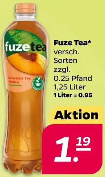 NETTO Fuze Tea* 1,25 Liter Angebot