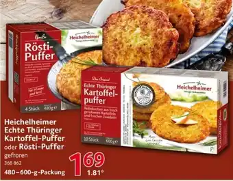 Selgros Heichelheimer Echte Thüringer Kartoffel-Puffer oder Rösti-Puffer 480-600-g Angebot