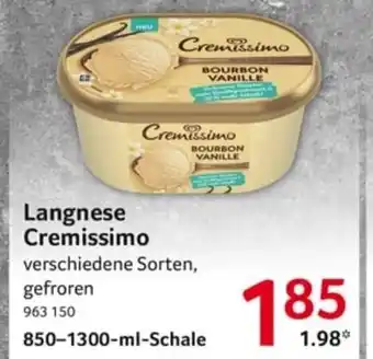 Selgros Langnese Cremissimo 850-1300-ml Angebot