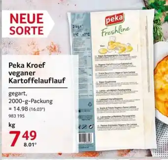 Selgros Peka Kroef veganer Kartoffelauflauf 1kg Angebot