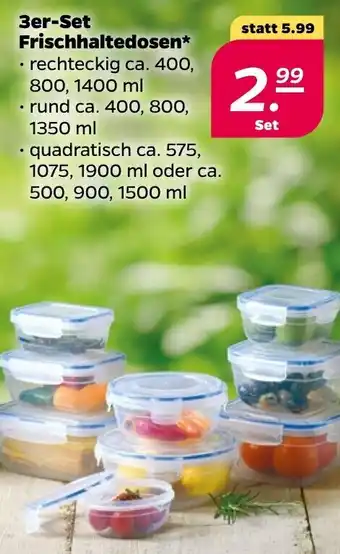 NETTO 3er-Set Frischhaltedosen* Angebot