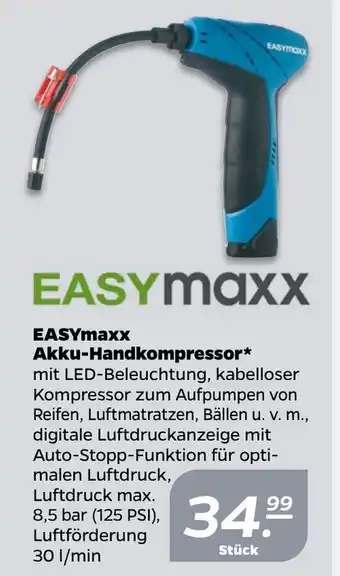 NETTO EASYmaxx Akku-Handkompressor* Angebot