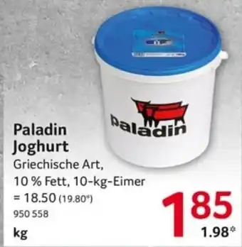 Selgros Paladin Joghurt Griechische Art 1kg Angebot