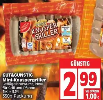 Edeka GUT&GÜNSTIG Mini-Knuspergriller 350g Packung Angebot