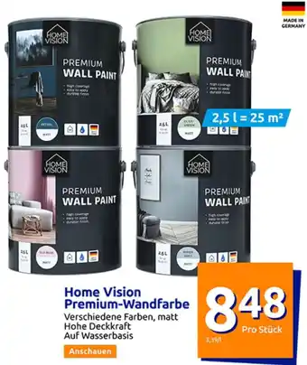 Action Home Vision Premium-Wandfarbe Angebot