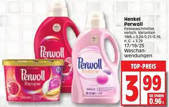 Edeka Henkel Perwoll Feinwaschmittel Angebot