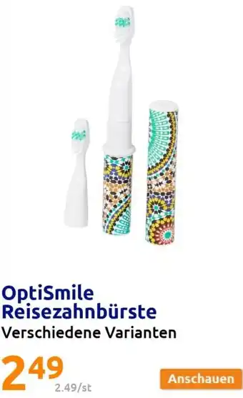 Action OptiSmile Reisezahnbürste Angebot