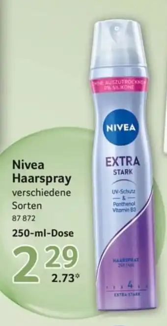 Selgros Nivea Haarspray 250-ml Angebot