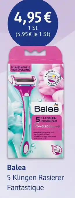 dm drogerie Balea 5 Klingen Rasierer Fantastique 1 St. Angebot