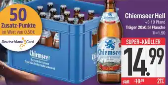 E-Center Chiemseer Hell 20x0,5 L Flasche Angebot