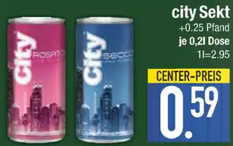 E-Center city Sekt 0,2 L Dose Angebot