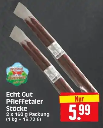 Edeka Herkules Echt Gut Pfieffetaler Stöcke 2 x 160 g Angebot