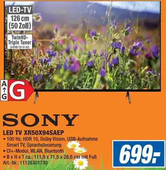 Expert SONY LED TV XR50X94SAEP Angebot