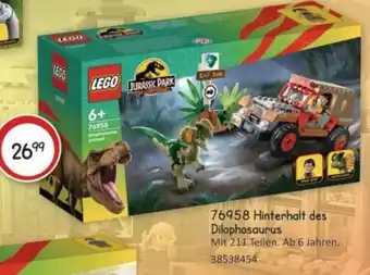 Vedes LEGO JURASSIC PARK 76958 Hinterhalt des Dilophosaurus Angebot