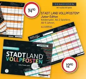 Vedes STADT LAND VOLLPFOSTEN Junior Edition Angebot