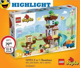 Vedes LEGO duplo 10993 3-in-1-Baumhaus Angebot