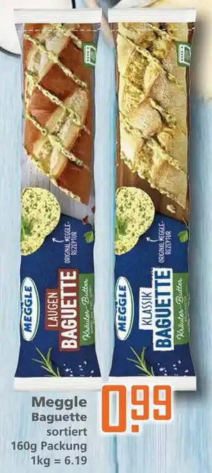 Klaas und Kock Meggle Baguette 160g Packung Angebot