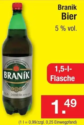 Zimmermann Branik Bier 1,5 L Flasche Angebot