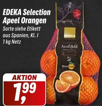 Simmel EDEKA Selection Apeel Orangen 1 kg Netz Angebot