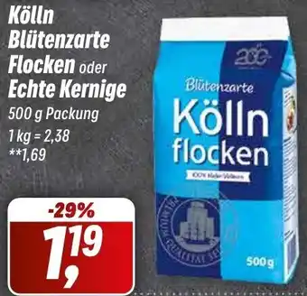 Simmel Kölln Blütenzarte Flocken oder Echte Kernige 500 g Packung Angebot