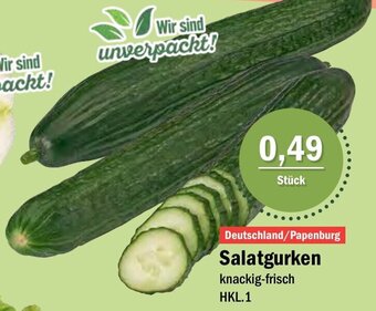 Aktiv Irma Salatgurken Angebot