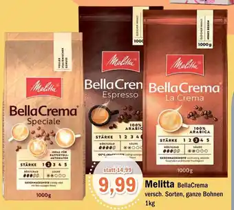 Aktiv Irma Melitta Bella Crema 1kg Angebot