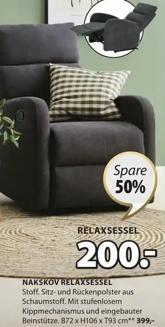 Jysk NAKSKOV RELAXSESSEL Angebot