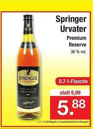 Zimmermann Springer Urvater Premium Reserve Angebot