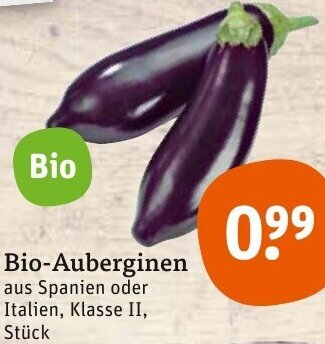 tegut Bio-Auberginen Angebot