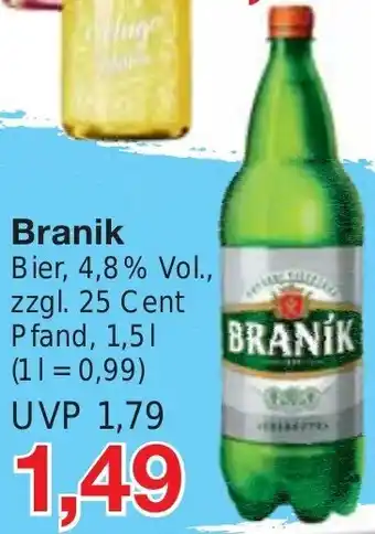 Jawoll Branik Bier 1,5 L Angebot