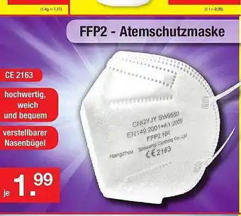 Zimmermann FFP2-Atemschutzmaske Angebot